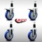 Service Caster 5'' SS Blue Poly Swivel 1-3/8'' Expanding Stem Caster Set 2 Total Lock Brakes, 4PK SCC-SSEXTTL20S514-PPUB-BLU-2-S-2-138 - alternate 5